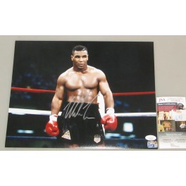 Mike Tyson  Hand Signed  11"x14" Photo 1  + JSA COA