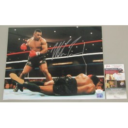 Mike Tyson  Hand Signed  11"x14" Photo 4  + JSA COA