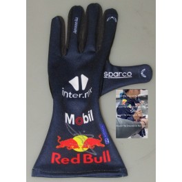 Sergio Perez Hand Signed Racing Glove + EXACT Photo Proof