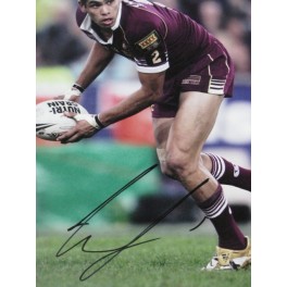 GREG INGLIS Hand Signed 8'x12' Qld Photo 2