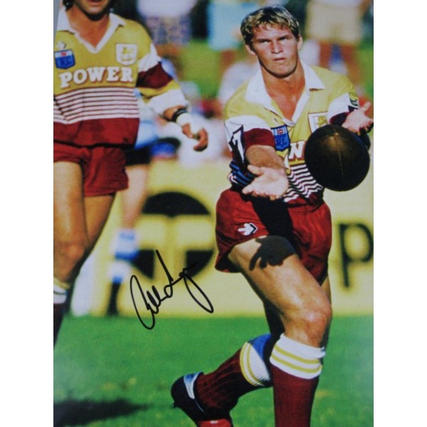 Allan Langer Brisbane Broncos Signed Official Guernsey Framed