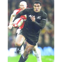 Mils Muliana Hand Signed 12"x18" Allblacks Photo + Photo Proof