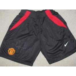 Roy Keane Hand Signed Manchester United Shorts