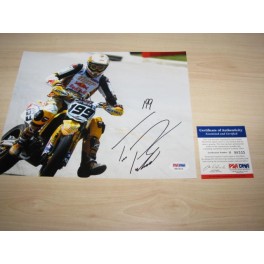 Travis Pastrana Hand Signed Photo3 + PSA/DNA H905515