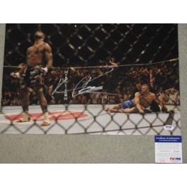 Quinton 'Rampage' Jackson Hand Signed Colour 11"x 14" Photo3 + PSA/DNA I17805