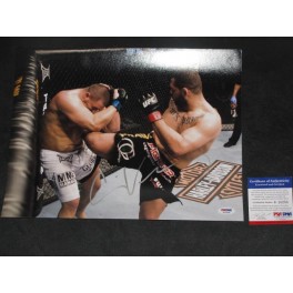 Cain Velasquez Hand Signed HUGE 12" x 18" Photo2 + PSA/DNA K16258