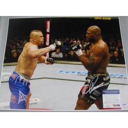 QUINTON 'RAMPAGE' JACKSON Hand Signed HUGE 16'x20' Photo + PSA DNA COA P74024