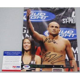 BJ PENN Hand Signed 8'x10' Photo + PSA DNA COA K01571