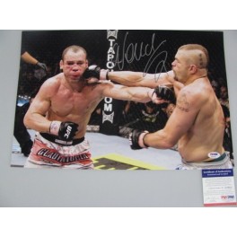 WANDERLEI SILVA Hand Signed HUGE 12'x18' Photo + PSA DNA COA H60961