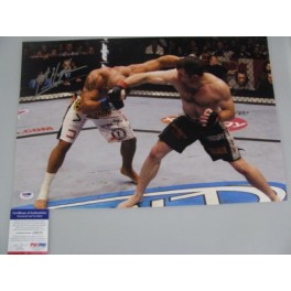 MATT HUGHES Hand Signed HUGE 12'x18' Photo + PSA DNA COA I65975