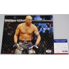 RANDY 'The Natural' COUTURE Hand Signed 8'x10' Photo + PSA DNA COA Q81246