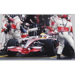 Lewis Hamilton Hand Signed 8'x12' Photo