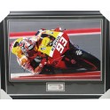 Marc Marquez Hand Signed & Framed 20" x 30" Lab Quality Photo 1