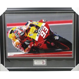 Marc Marquez Hand Signed & Framed 20" x 30" Lab Quality Photo 1