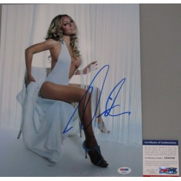 Mariah Carey Hand Signed 11" x 14" Photo + PSA/DNA