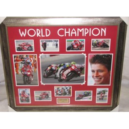 Casey Stoner 2011 Moto GP Champion FRAMED & Hand Signed Photo