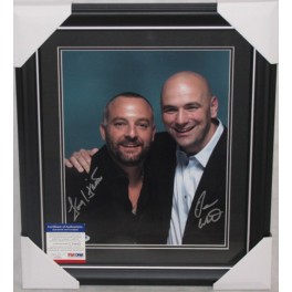 DANA WHITE & LORENZO FERTITTA  Hand Signed & Framed Photo + PSA/DNA COA