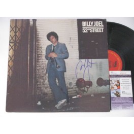 Billy Joel Hand Signed '52nd Street' LP   + JSA COA   BUY GENUINE