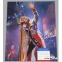 Steve Tyler Aerosmith Hand Signed 11" x 14" Photo 1 + PSA/DNA