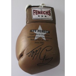 jeff fenech signed boxing gloves