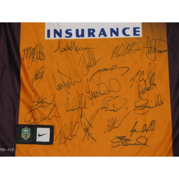 Darren Lockyer Brisbane Broncos Signed Jersey Framed - 3915 – HT Framing &  Memorabilia