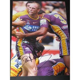 Darren Lockyer Hand Signed Broncos 8'x10' Photo + Proof