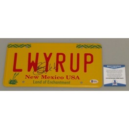 Breaking Bad Better Call Saul BOB ODENKIRK Hand Signed Licence Plate + PSA DNA COA