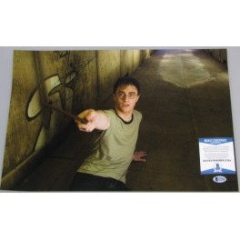 Daniel Radcliffe  'Harry Potter'  Hand Signed 12" x 18" Colour Photo 2 + PSA/ Beckett COA