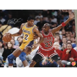 Magic Johnson Hand Signed 16" x 20" + Photo Proof 