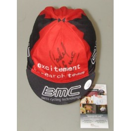 Cadel Evans Hand Signed BMC Cycling Cap  + JSA COA  + Photo Proof